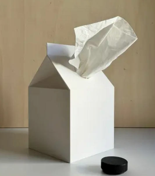 Dispenser per Fazzoletti "Milk Carton"