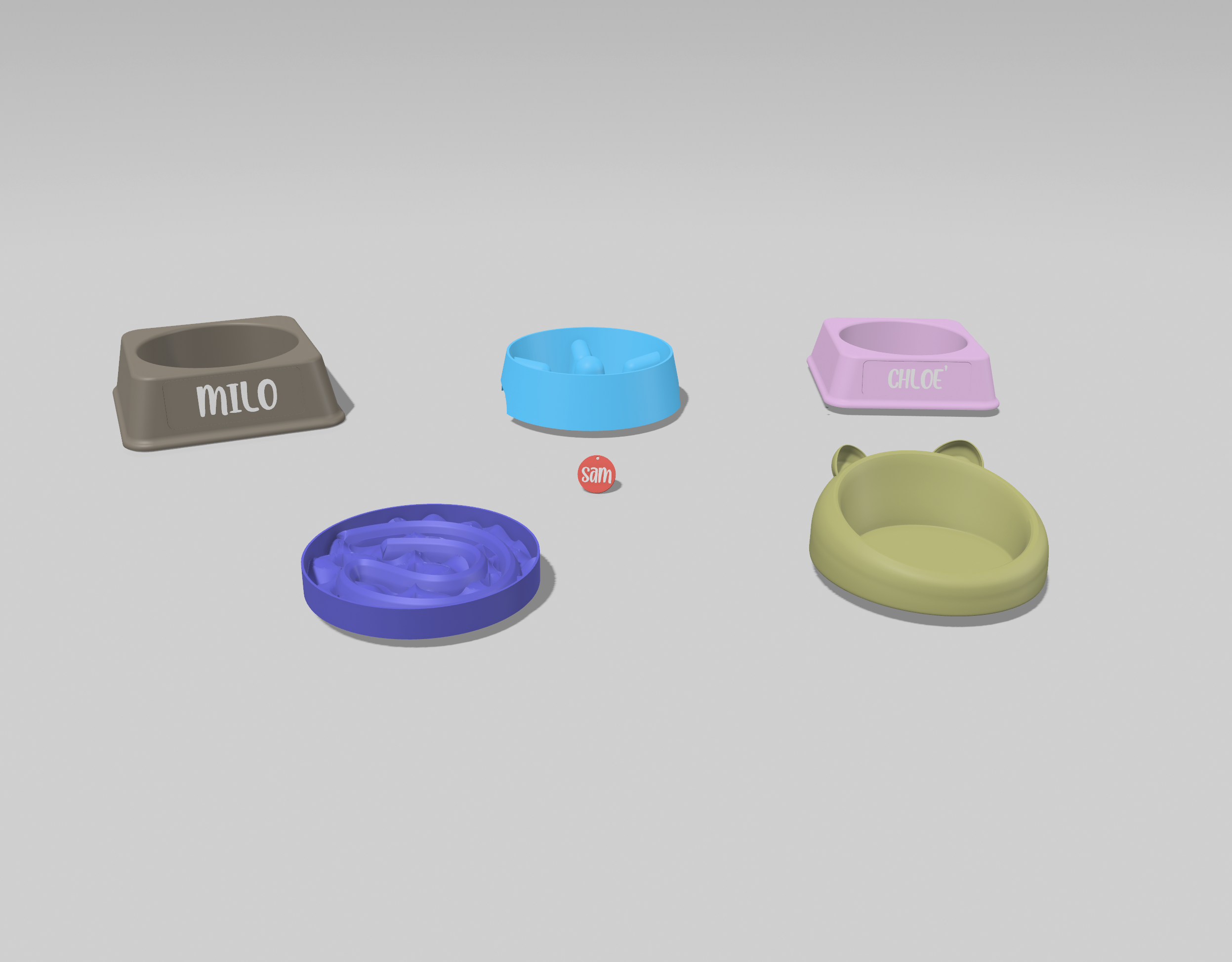 Ciotole Personalizzabili per Animali